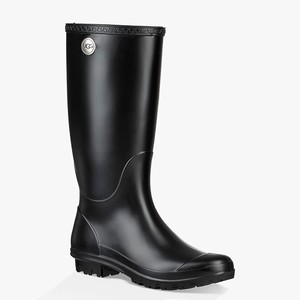 Ugg Shelby Matte Rain Women All-Weather Boots Black (1590QXCUM)